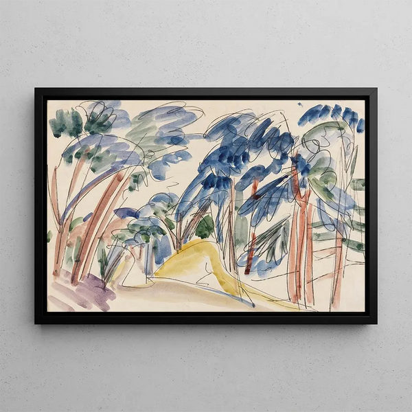 Ernst Ludwig Kirchner - Sanddnen unter Bumen.webp