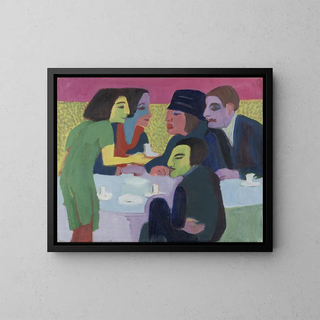 Ernst Ludwig Kirchner - Scene at a Caf.webp