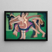 Gruppo di danza - Ernst Ludwig Kirchner — quadro incorniciato alla parete