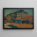 Villa in Dresden - Ernst Ludwig Kirchner — gerahmtes Bild an der Wand