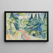 Route forestière dans le Taunus - Ernst Ludwig Kirchner — gerahmtes Bild an der Wand