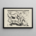 Vache sauvage et berger - Ernst Ludwig Kirchner — quadro incorniciato alla parete