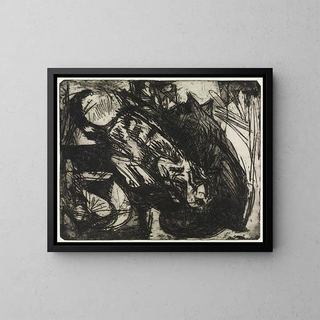 Ernst Ludwig Kirchner - Zwei KatzenBerghuser  Stafelalp.webp