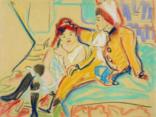 Ernst Ludwig Kirchner - Zwei Mdchen auf einem Divan.webp