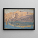 Felsenküste am Tajo bei Toledo - Ernst Schiess — gerahmtes Bild an der Wand