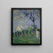 Ragazzo nell'albero - Ernst Schiess — quadro incorniciato alla parete