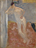 Uomo nudo nell'angolo di una stanza - Ernst Schiess — vista dell’opera