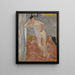 Uomo nudo nell'angolo di una stanza - Ernst Schiess — quadro incorniciato alla parete
