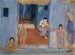 Natifs devant leur habitation - Ernst Schiess — Ansicht des Kunstwerks