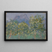 di aranci e montagna lontana - Ernst Schiess — quadro incorniciato alla parete