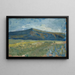 Ebene mit nacktem Berg - Ernst Schiess — gerahmtes Bild an der Wand