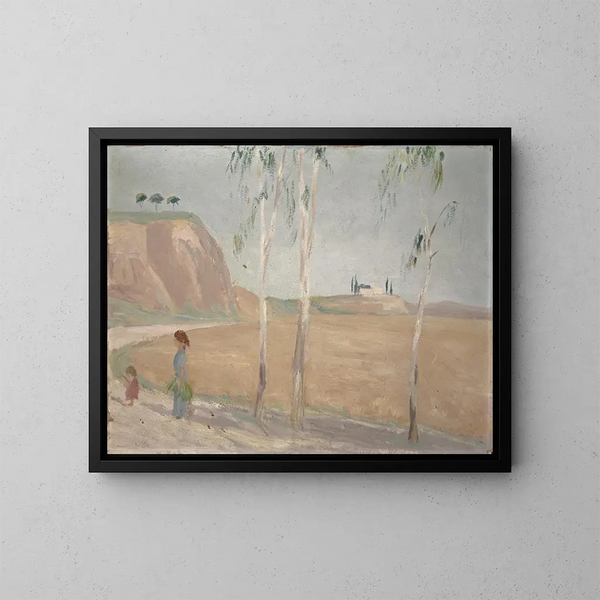 Paesaggio romano - Ernst Schiess — quadro incorniciato alla parete