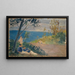 Sieste des gardes-frontières sur la plage - Ernst Schiess — gerahmtes Bild an der Wand