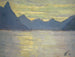 Vista sul lago di Lugano verso le montagne di Porlezza - Ernst Schiess — vista dell’opera