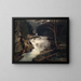 Cascata nella valle di Avers - Ernst Schiess — quadro incorniciato alla parete