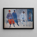 Zouaves Painting - Ernst Schiess — framed artwork on a wall