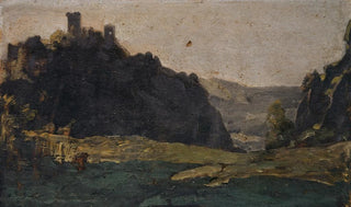 Ernst Stckelberg - Ruin Neu Falckenstein near Balsthal.webp