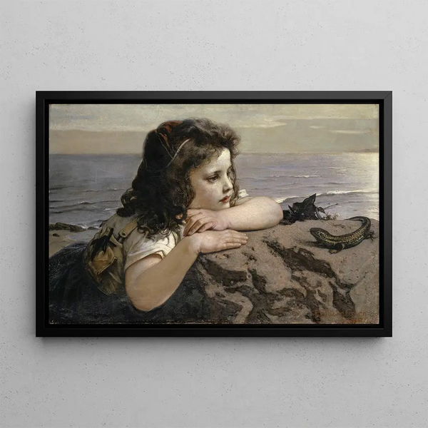 Ernst Stckelberg - The Girl with the Lizard.webp