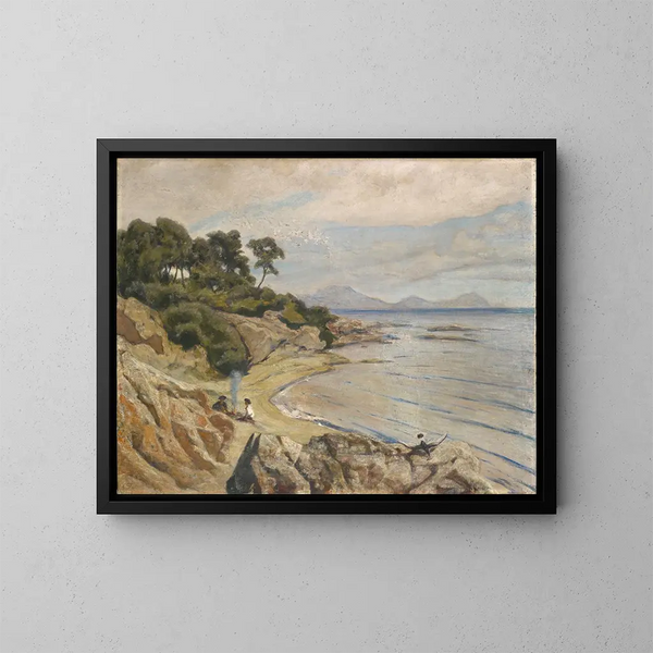 La lagune - Ernst Stückelberg — quadro incorniciato alla parete