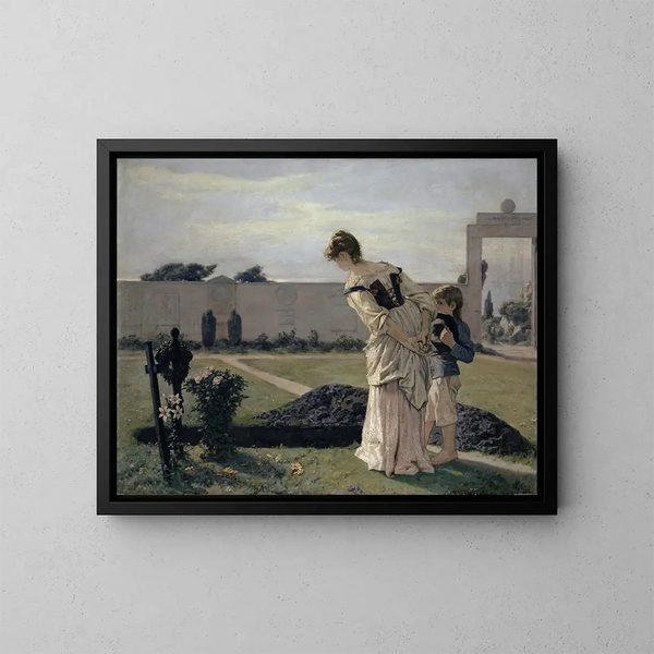 La Tombe - Ernst Stückelberg — quadro incorniciato alla parete