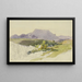 Berglandschaft - Ernst Welker — gerahmtes Bild an der Wand