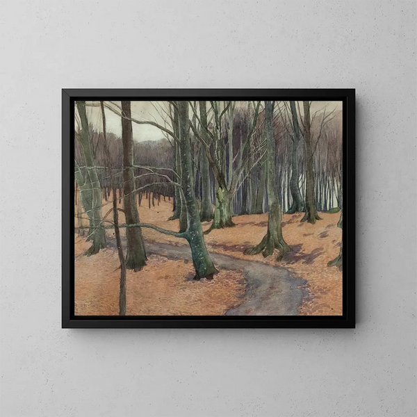 Junge Buchenholz - Ester Almqvist — gerahmtes Bild an der Wand