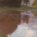 Ruhiger Teich Egelsee bei Golling, Salzburg - Gustav Klimt — in einem Innenraum präsentiert
