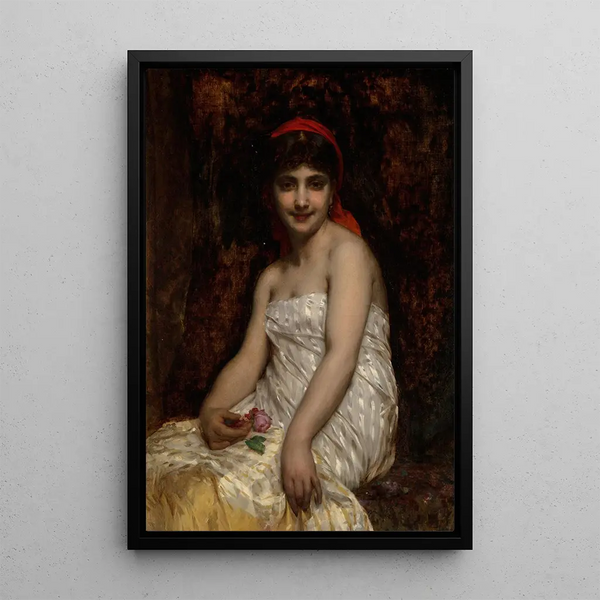 Etienne Adolphe Piot - The pink rose.webp