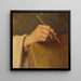 Studio di una mano - Amalia Lindegren — quadro incorniciato alla parete