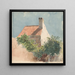Studie eines Backsteinhauses - Hendrik van der Burgh — gerahmtes Bild an der Wand