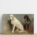 Reproduktion des Gemäldes Studie von zwei Hunden - Rosa Bonheur