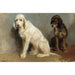 Reproduktion des Gemäldes Studie von zwei Hunden - Rosa Bonheur