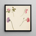 Blumenstudie - Johanna Fosie — gerahmtes Bild an der Wand