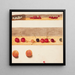 Study of Fruits and Flowers - Johanna Fosie — framed artwork on a wall