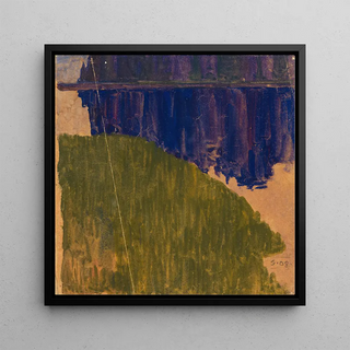 Étude de paysage à Hirschbergen, Bohême - Egon Schiele