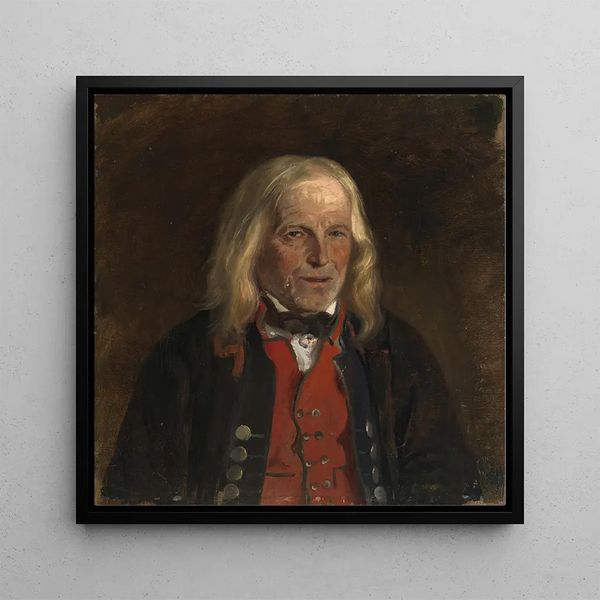 Étude de portrait du fermier Jan Sandve - Adolph Tidemand