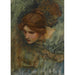 Reproduktion des Gemäldes L-Studie für den Kopf der Venus in L'Éveil d'Adonis - John William Waterhouse