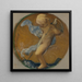 Study for a Medallion with Putto - Pierre — framed artwork on a wall