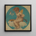 Reproduktion des Gemäldes Studie für ein Medaillon mit einem Putto, der Musikinstrumente hält - Pierre