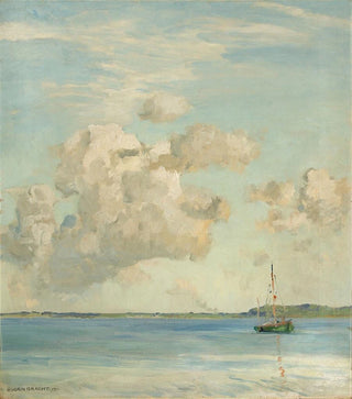 Eugen Bracht - Evening clouds.webp