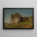 Studie der Felsen - Eugen Bracht — gerahmtes Bild an der Wand