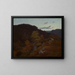 Landschaft bei Bernau - Eugen Bracht — gerahmtes Bild an der Wand