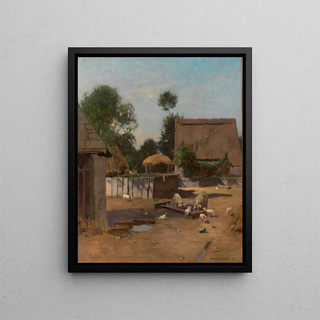 Eugen Jettel - Bauernhof in der Bretagne.webp