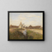 Entrée del villaggio di Cayeux - Eugen Jettel — quadro incorniciato alla parete