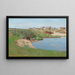Farms and a Duck Pond at Staatz - Eugen Jettel — framed artwork on a wall