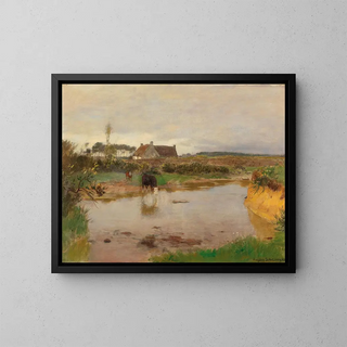 Eugen Jettel - Flusslandschaft mit Khen.webp