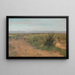 Landschaft des Weidegartens - Eugen Jettel — gerahmtes Bild an der Wand