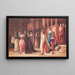 Eine Feier im Palazzo - Eugen von Blaas — gerahmtes Bild an der Wand