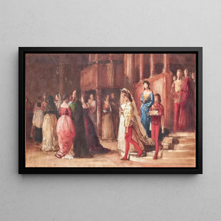 Eugen von Blaas - A Celebration in the Palazzo.webp