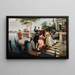 Arrival for the Ball, Murano - Eugen von Blaas — framed artwork on a wall